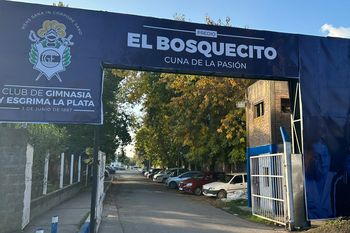 El Bosquecito, uno de los predios de Gimnasia. (FOTO @chuecomanuela)