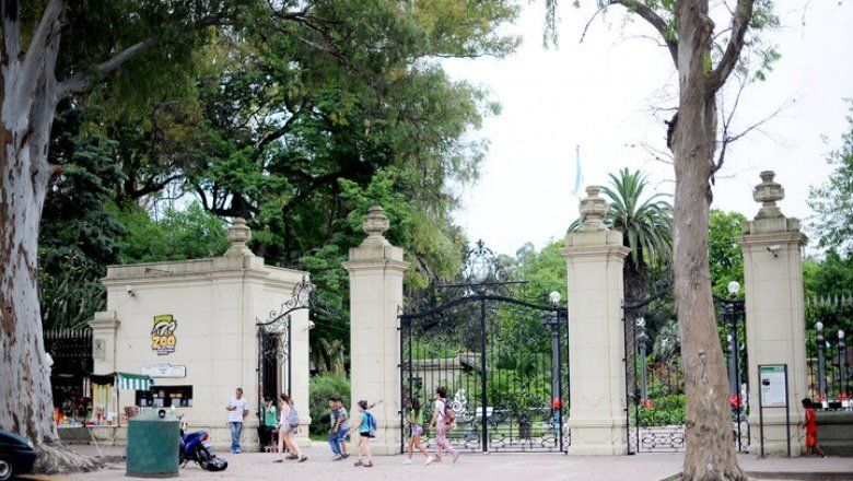 Frente del viejo Jardín Zoológico de La Plata. Hoy a puertas cerradas. 