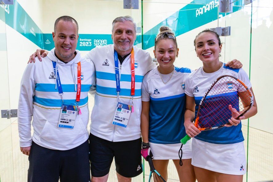 El equipo de Argentina de Racquetbol en los Juegos Panamericanos 2023