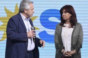 Alberto Fernández y Cristina Kirchner en el día de la derrota del Gobierno en las elecciones legislativas