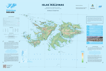 Los mapas contienen información histórica de relevancia sobre las islas Malvinas