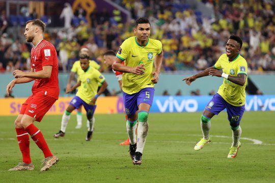 Brasil derrotó a Suiza y se metió en los octavos de final del Mundial Qatar 2022