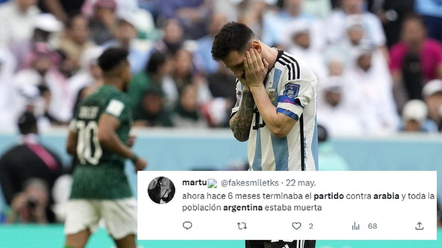 Hace seis meses Argentina perdía el partido frente a Arabia Saudita en el Mundial Qatar 2022. 