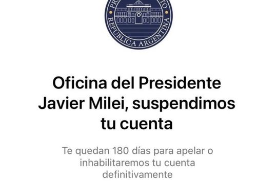 Instagram cerró la cuenta Oficina del Presidente de la República Argentina, de Javier Milei. ¿Qué pasó?