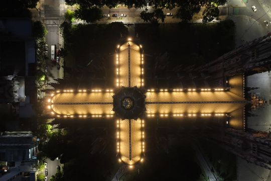 Anticipo: Así se verá la Catedral de La Plata con nueva iluminación