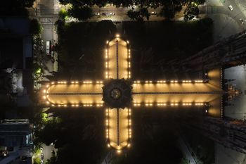 anticipo: asi se vera la catedral de la plata con nueva iluminacion