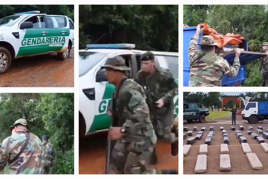 ¿gendarmeria o brigada cola?: insolito video de operativo anti drogas en misiones