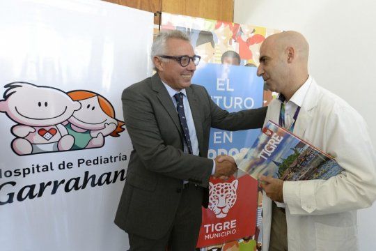 tigre firmo un convenio con el garraham para atender la salud pediatrica
