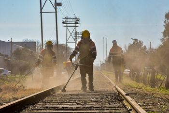 Trenes Argentinos avanza con las obras para extender el tren hasta Pehuajó