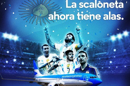 Aerolíneas Argentinas acompaña a la AFA como sponsor digital