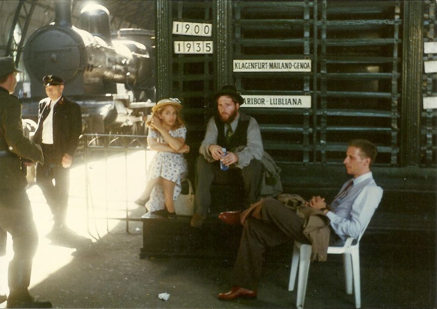 El viejo tablero de la Estación de Trenes de La Plata que en 1997, cuando se rodó el film 
