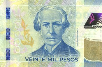 El BCRA pone en circulación el nuevo billete de $20.000, con la imagen de Juan Bautista Alberdi