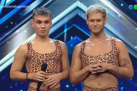Valentín Folino y Franco Reccero son los bailarines de twerk que se presentaron en Got Talent Argentina. 