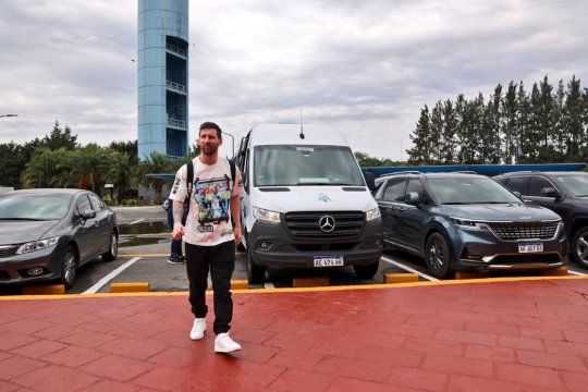 Lionel Messi ya está en el país para los amistosos de la Selección Argentina
